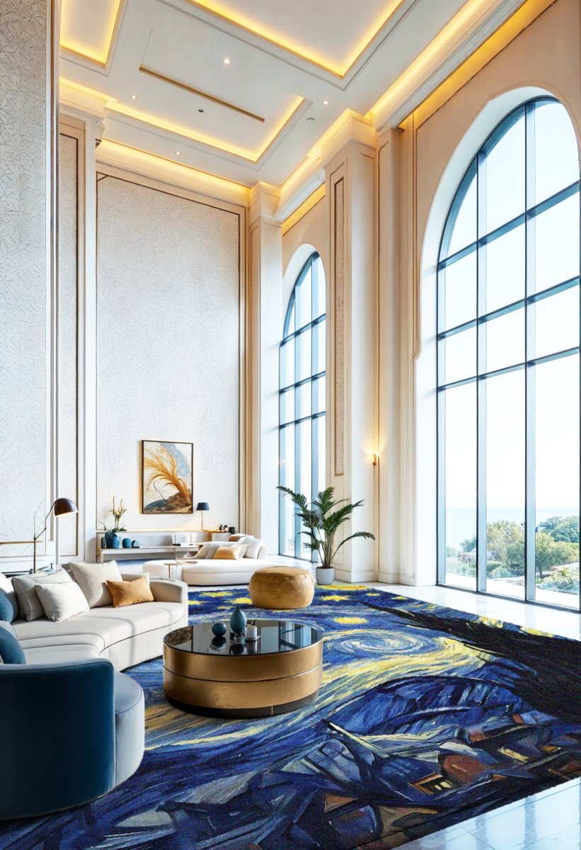 ตัวอย่างพรมปริ้นท์ พรมพิมพ์ลาย ที่แสดงความคมชัด สีสด และรายละเอียดสูง