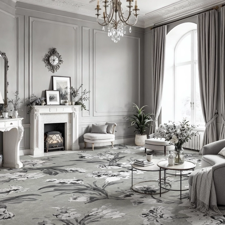 Monochrome Blooms Simulate